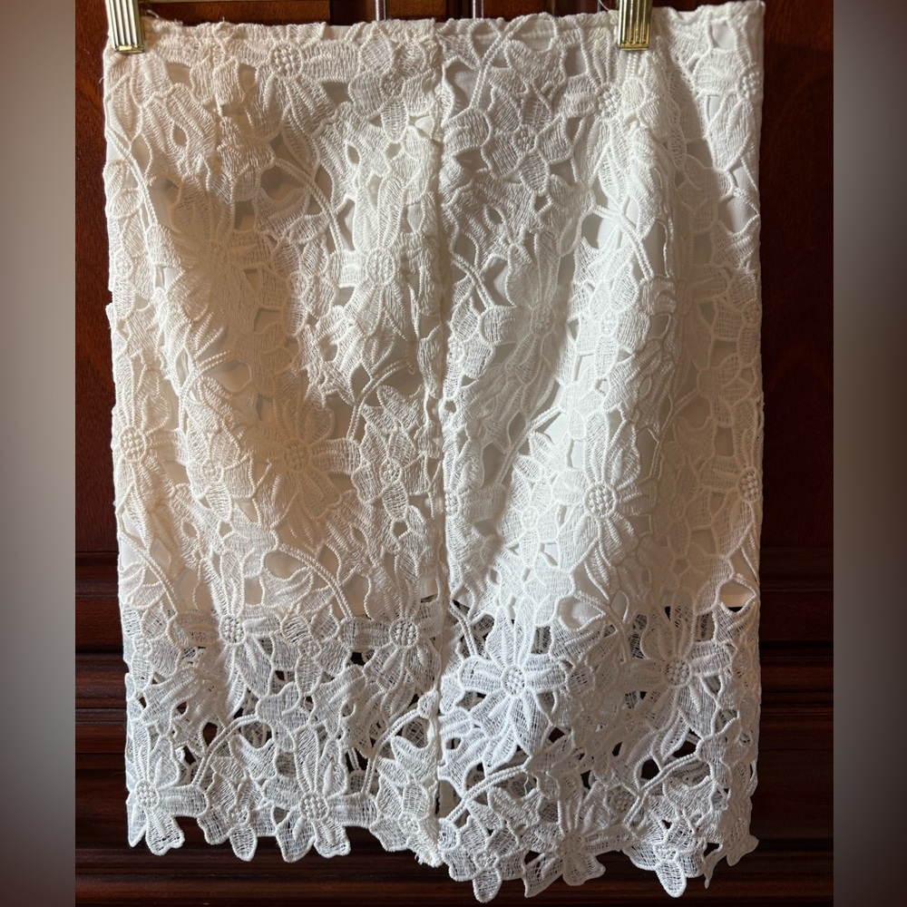Altar'd State White Lace mini Skirt